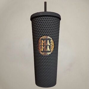 24oz Matte Black Studded Tumbler